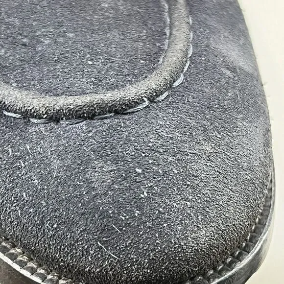 Fratelli Rossetti Brera Men Size 12 Shoes Navy Blue Suede Slip-On Tassel Loafers - Picture 11 of 11